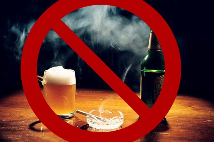 отказ от алкоголя и курения